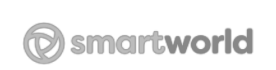 Logo in bianco e nero del sito smartworld
